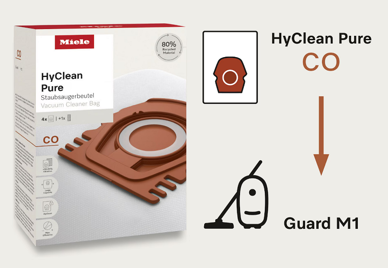 Miele dammsugarpåsar CO HyClean Pure - Bild 2